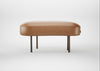 Isola Small Ottoman Leather Stonewash Toffee 277 / Bronze