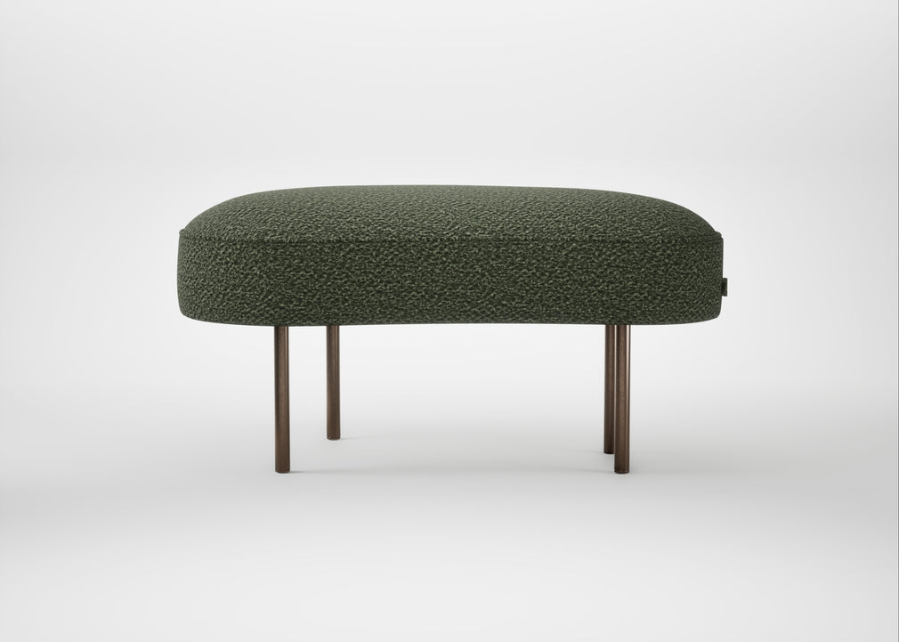 Isola Small Ottoman Loop Boucle Forest / Bronze