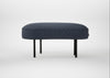 Isola Small Ottoman Loop Boucle Navy / Black