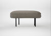 Isola Small Ottoman Loop Boucle Taupe / Black