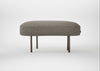 Isola Small Ottoman Loop Boucle Taupe / Bronze
