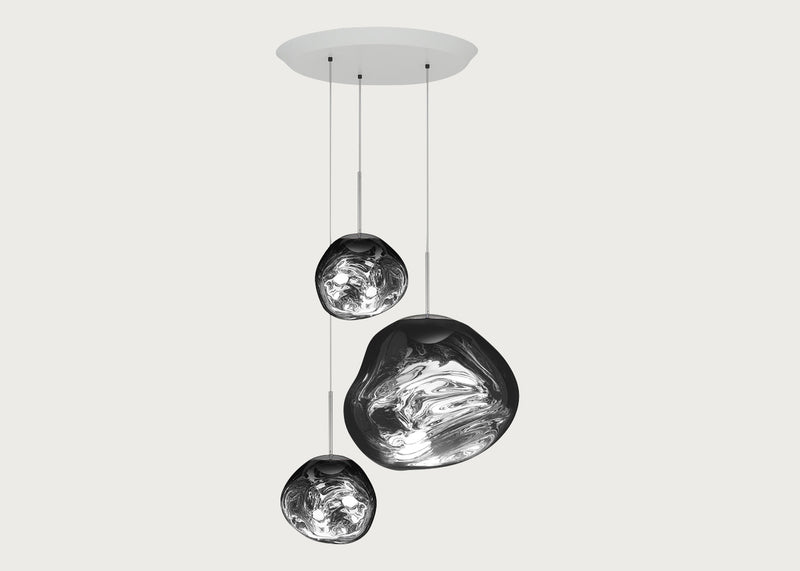 Melt Pendant System Trio Round LED