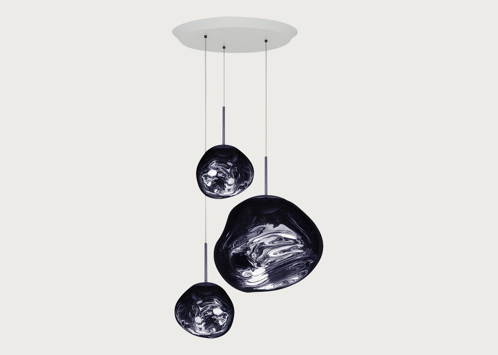 Melt Pendant System Trio Round LED