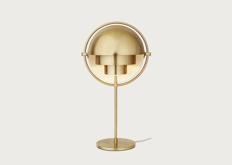 Multi Lite Table Lamp Brass Base