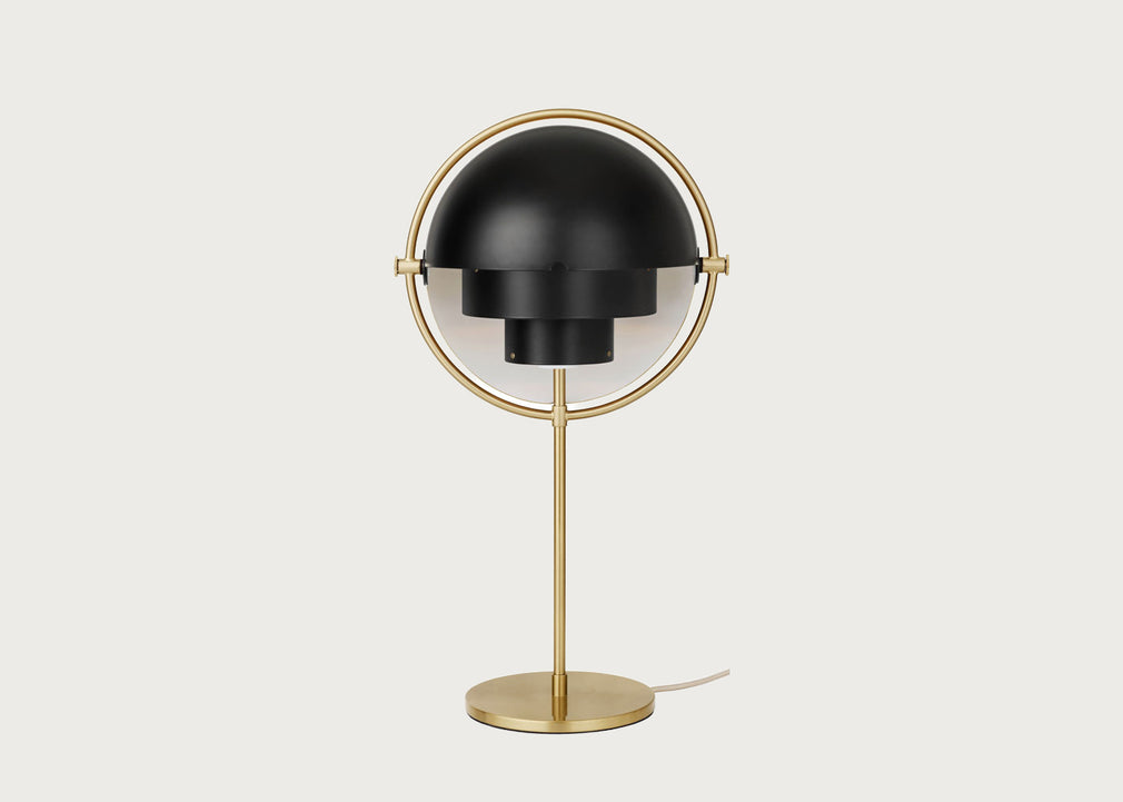Multi Lite Table Lamp Brass Base