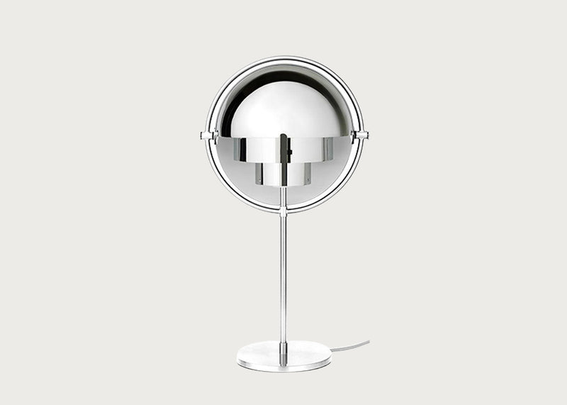 Multi Lite Table Lamp Chrome Base