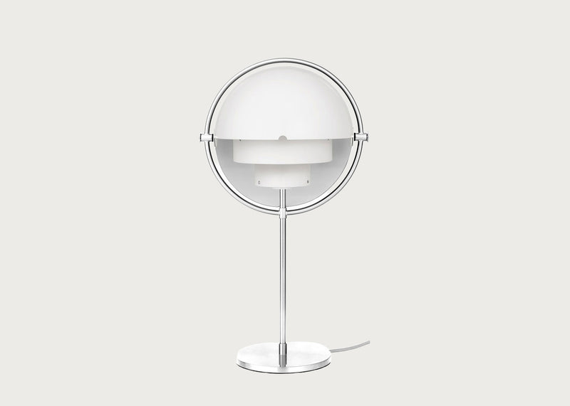 Multi Lite Table Lamp Chrome Base