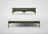 Matera Bed Double / Leather Stonewash Vintage Green 278 / Black