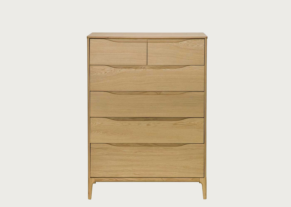 Rimini 6-Drawer Chest Wide