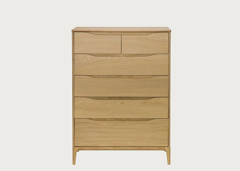 Rimini 6-Drawer Chest Wide
