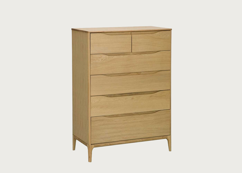 Rimini 6-Drawer Chest Wide