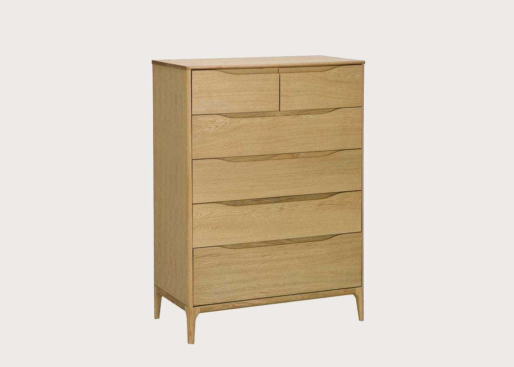 Rimini 6-Drawer Chest Wide
