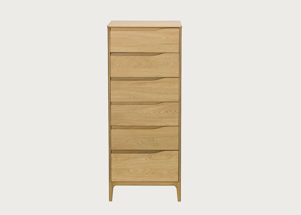 Rimini 6-Drawer Tall Chest