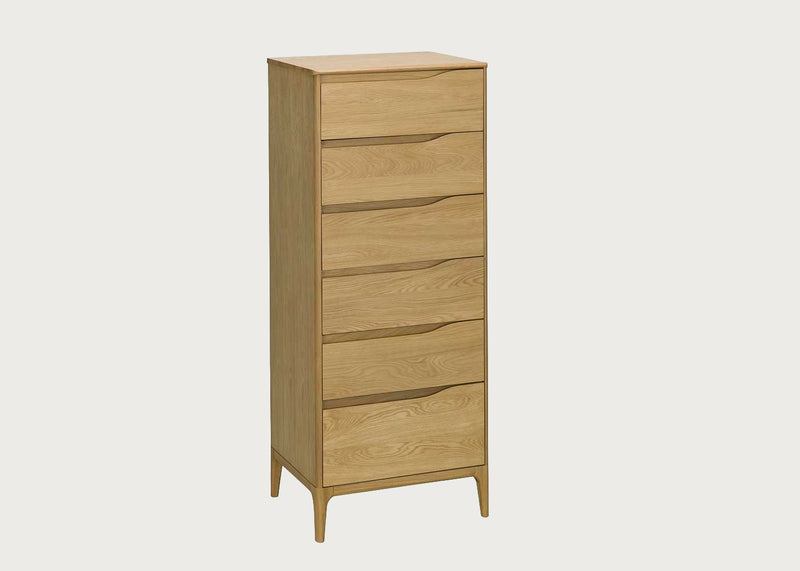 Rimini 6-Drawer Tall Chest