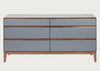 Lars 6 Drawer Chest Wide