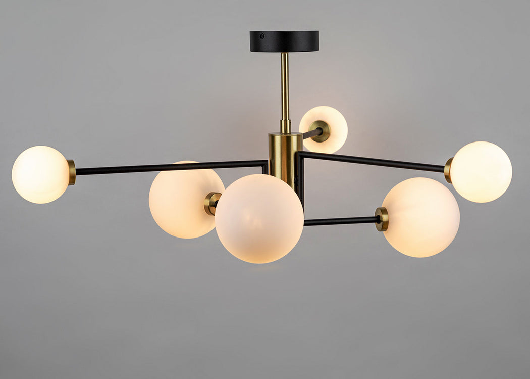Balance Multi Arm Chandelier Flush