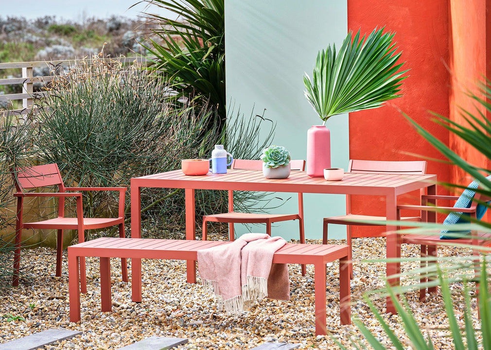 Eos Outdoor Side Chair Rust