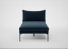 Matera Chaise Lounge Nobilis Velvet Night / Black
