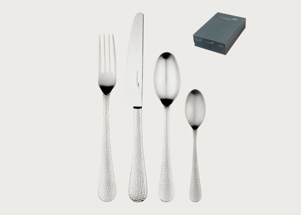 Planish Satin Cutlery 24 Piece Set