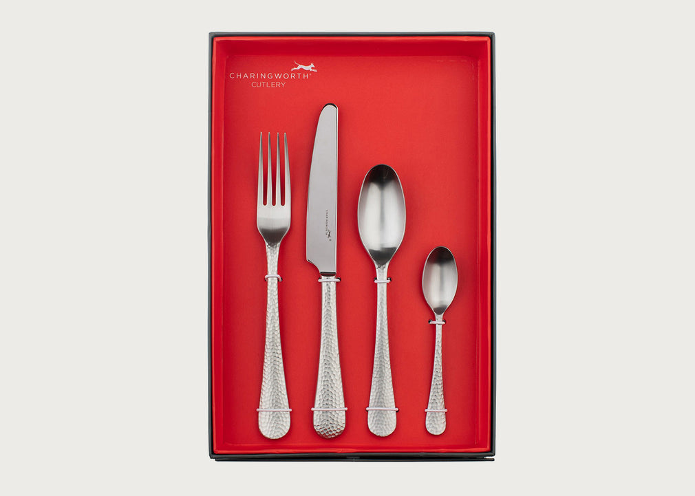 Planish Satin Cutlery 24 Piece Set