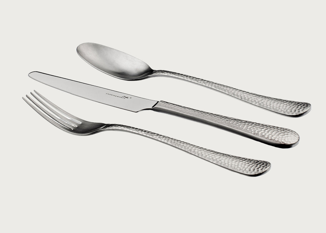 Planish Satin Cutlery 24 Piece Set