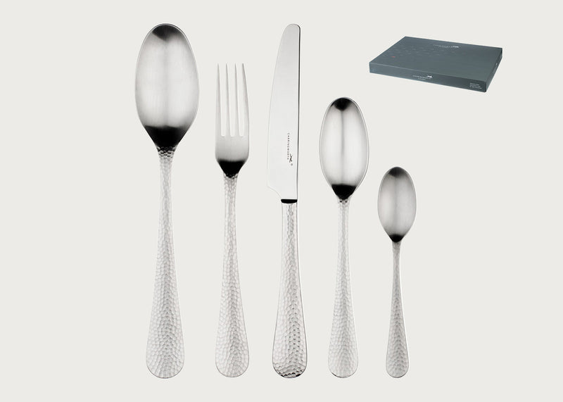 Planish Satin Cutlery 42 Piece Set