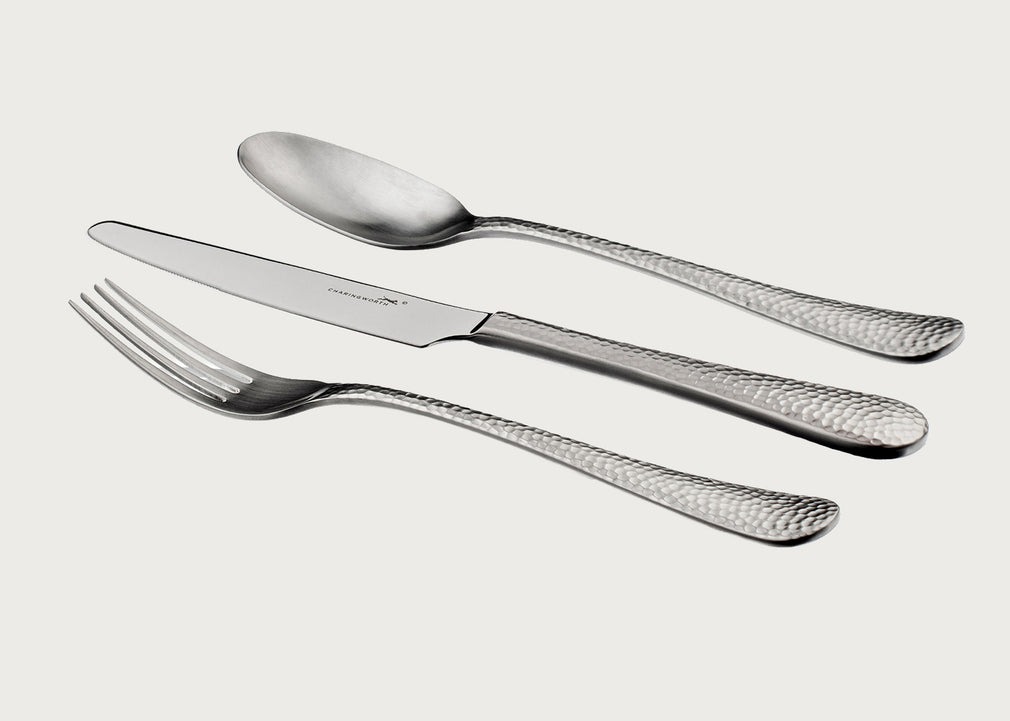Planish Satin Cutlery 42 Piece Set