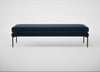 Matera Bench Nobilis Velvet Night / Black / 160cm