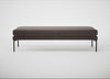 Matera Bench Nobilis Velvet Sable / Black / 160cm