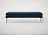 Matera Bench Nobilis Velvet Night / Black / 180cm