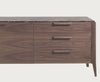 Atlante 3 Sideboard Walnut & Emperador Marble