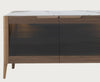 Atlante 5 Sideboard Walnut & Calacatta Oro Marble
