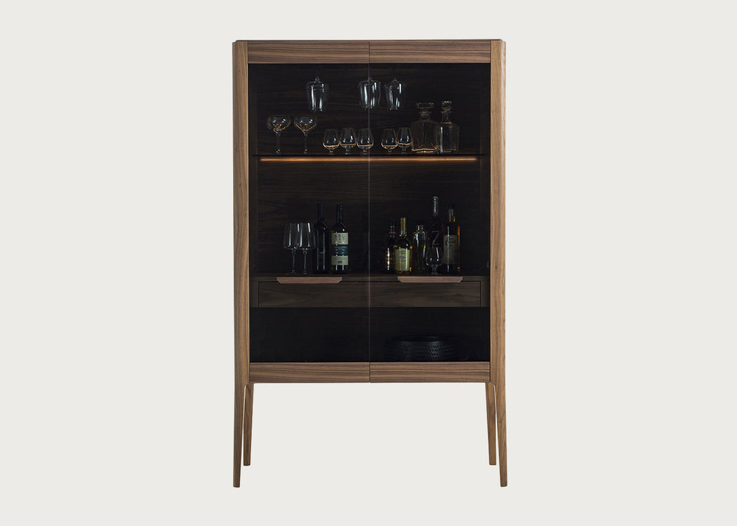 Atlante Bar Unit Canaletta Walnut