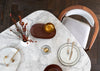Anais Dining Table Walnut Marble Top