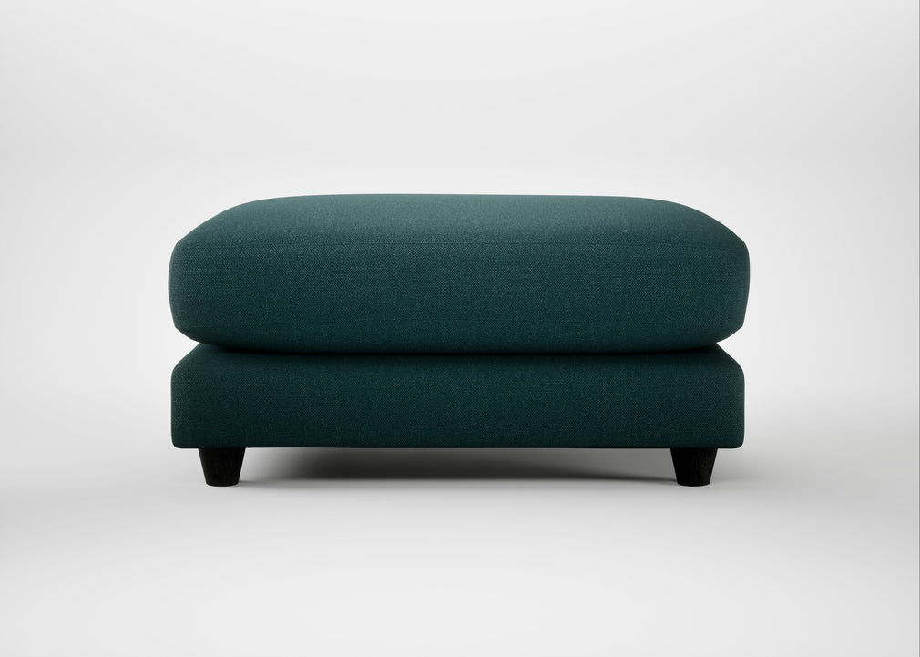 Snooze Footstool Brushed Cotton Pine