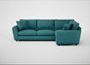 Snooze Right Hand Facing Corner Sofa Brushed Cotton Cadet
