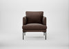 Matera Armchair Heritage Leather Chestnut 2064 / Black