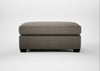 Torino Footstool Broad Weave Pebble / Black