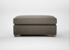 Torino Footstool Broad Weave Pebble / Natural