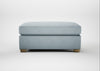 Torino Footstool Capelo Linen-Cotton Sea Shanty / Natural