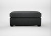 Torino Footstool Melton Wool Granite / Black