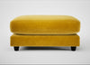Snooze Footstool Smart Luxe Velvet Canary