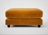 Snooze Footstool Smart Luxe Velvet Cognac