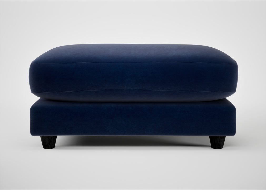 Snooze Footstool Smart Luxe Velvet Midnight