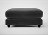 Snooze Footstool Smart Luxe Velvet Nickel