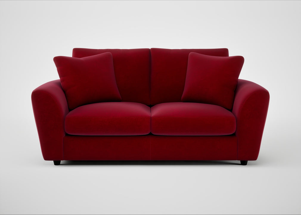 Snooze 3 Seater Sofa Smart Luxe Velvet Mulberry