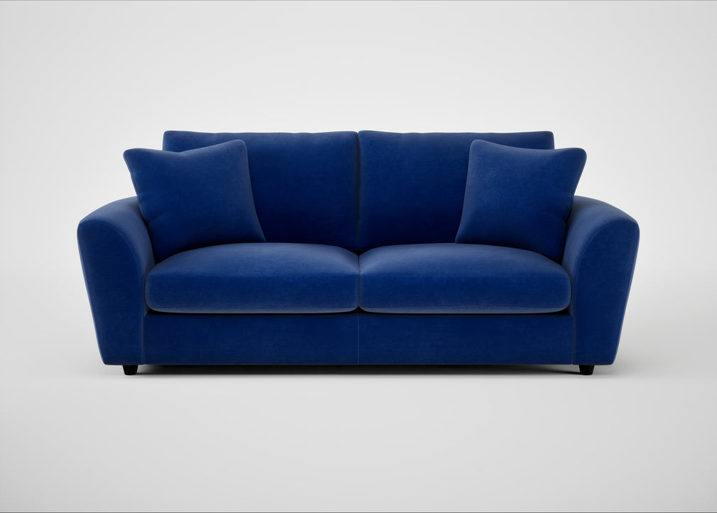 Snooze 4 Seater Sofa Smart Luxe Velvet Azure