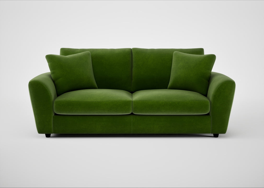 Snooze 4 Seater Sofa Smart Luxe Velvet Grass