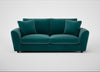 Snooze 4 Seater Sofa Smart Luxe Velvet Ocean Green