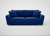 Snooze 5 Seater Sofa Smart Luxe Velvet Azure